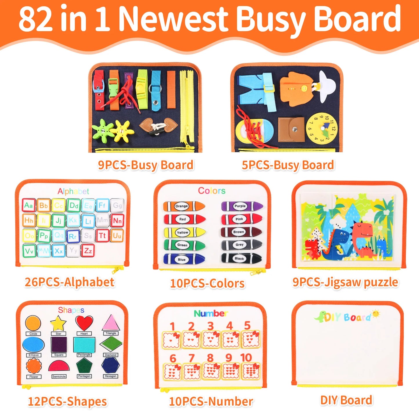 Parish Toys Busy Board Early Educational Toy