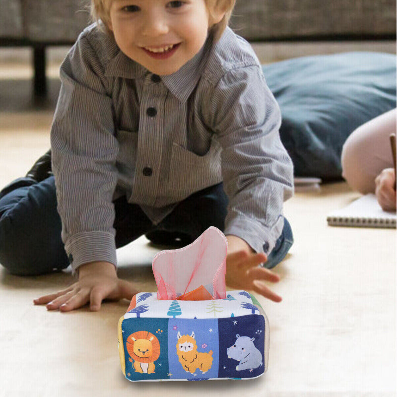 Magic Tissue Box for Kids Finger Exercise